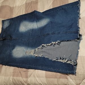 Denim skirt